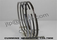 Mesin Cumins Bagian NT855 3801755 Mesin Piston Rings 139.7mm Untuk Disel Engine Parts