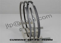 Suku Cadang Ring Kit Piston 102mm DIA Dengan Boron - Tembaga Chrome Cast Iron Alloy