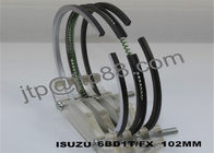 Mesin Mobil Ring Piston Untuk ISUZU 102mm Diameter OEM 5-12181-023-2