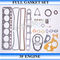 Toyota Engine Overhaul Gasket Kit 2E 3E Diesel Engine Parts 11115-11060 11115-11040