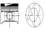 EL100-1 HINO 120mm bagian-bagian mesin diesel piston liner 13216-2080