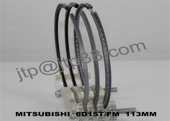 6D15 113mm Mesin Piston Rings Untuk Mitsubishi Fuso Fighter Dump Truck