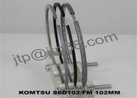 4 CYL Alloy Steel Mitsubishi Mesin Piston Rings Diameter 94mm 34417-11011