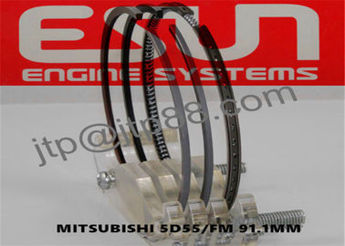 Diameter 91.1mm Mesin Diesel Piston Rings 4D55 OEM Md050395