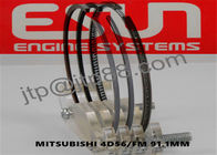 OEM MD168293 Diesel Engine Piston Rings Ukuran 91.1 * 4.0 * 4.1 4D56 Diameter 91.1mm