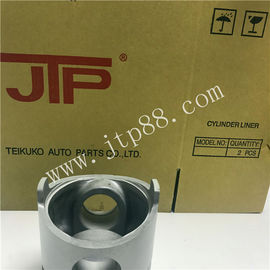 Piston Mesin Diesel Excavator, Cast Aluminium Pistons Untuk Isuzu OEM 1121210941