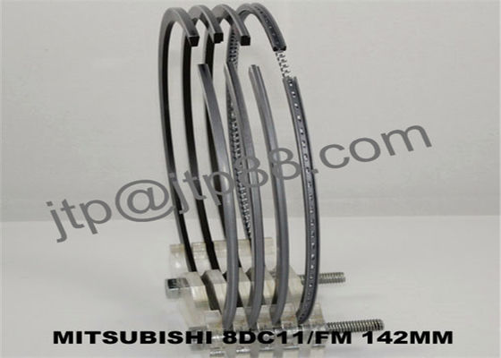 Mesin piston dan ring piston Mitsubishi 8DC11 ME090586 / 999990 142 * 3.306 * 3 * 3 * 5